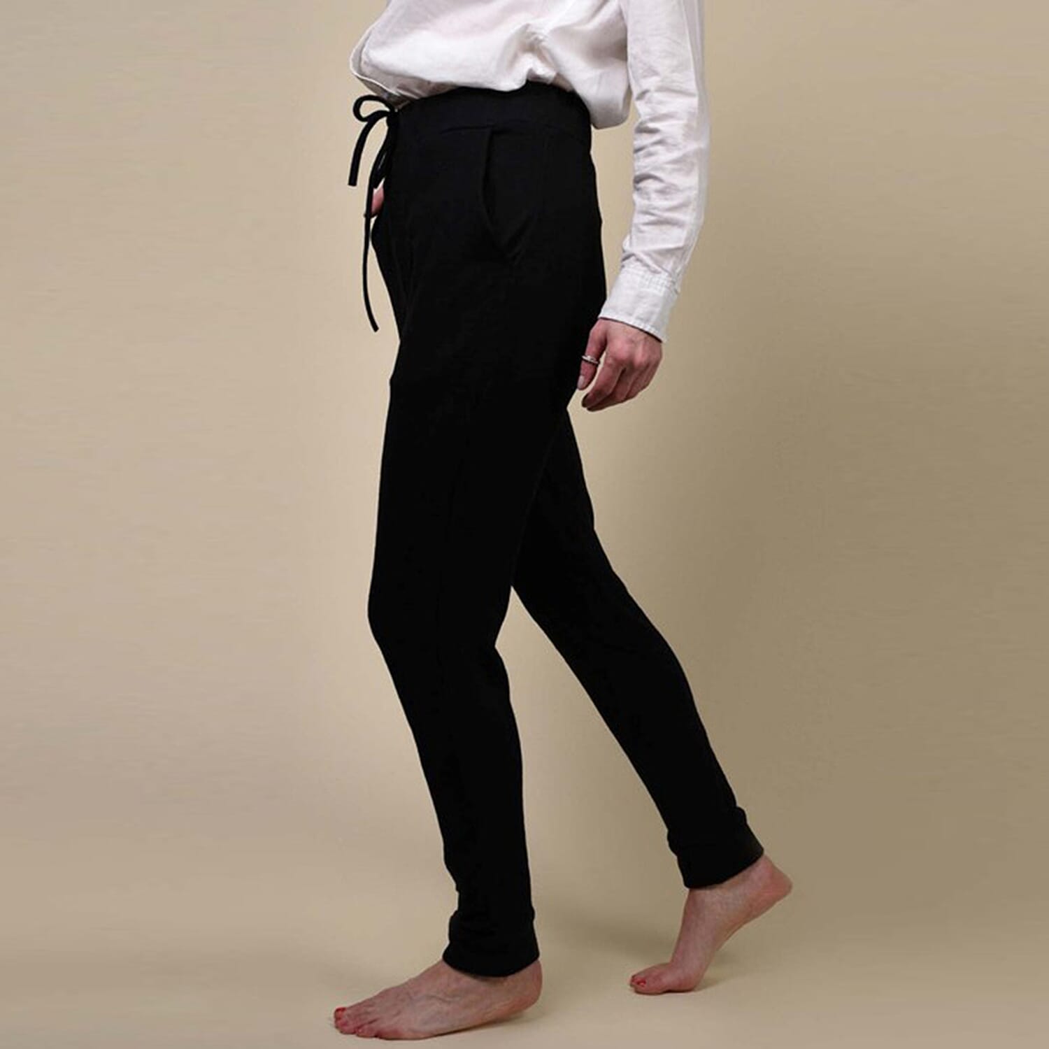 TAMSY Casual Joggers with Drawstring (Size 10) - Navy