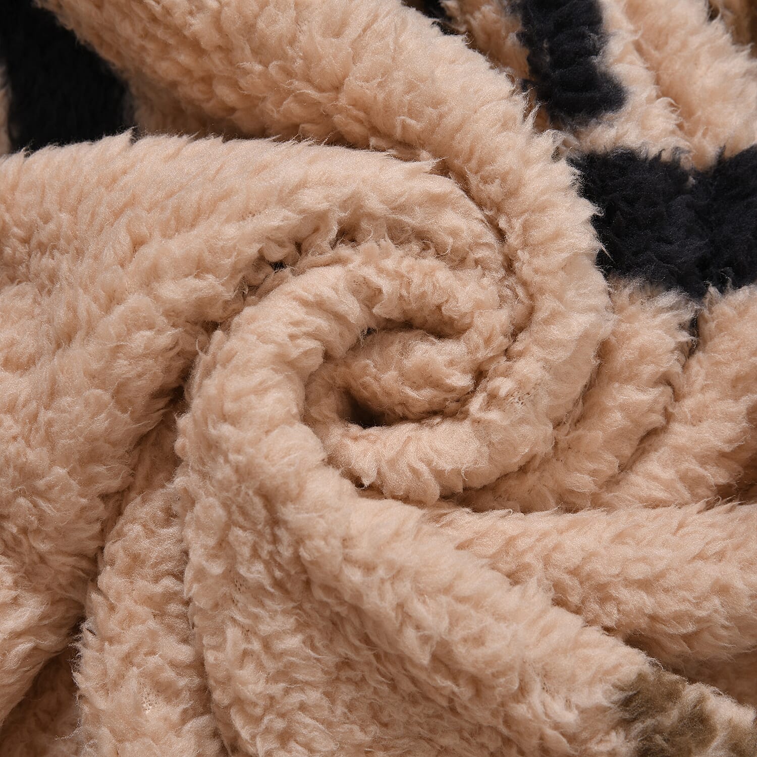 Winter Close Out Collection - Luxurious Super Soft Single Layer Sherpa Blanket - - Brown