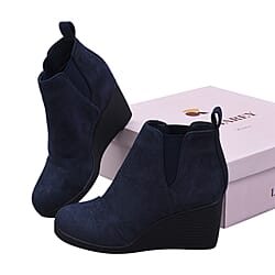 LA MAREY Boots Color Navy