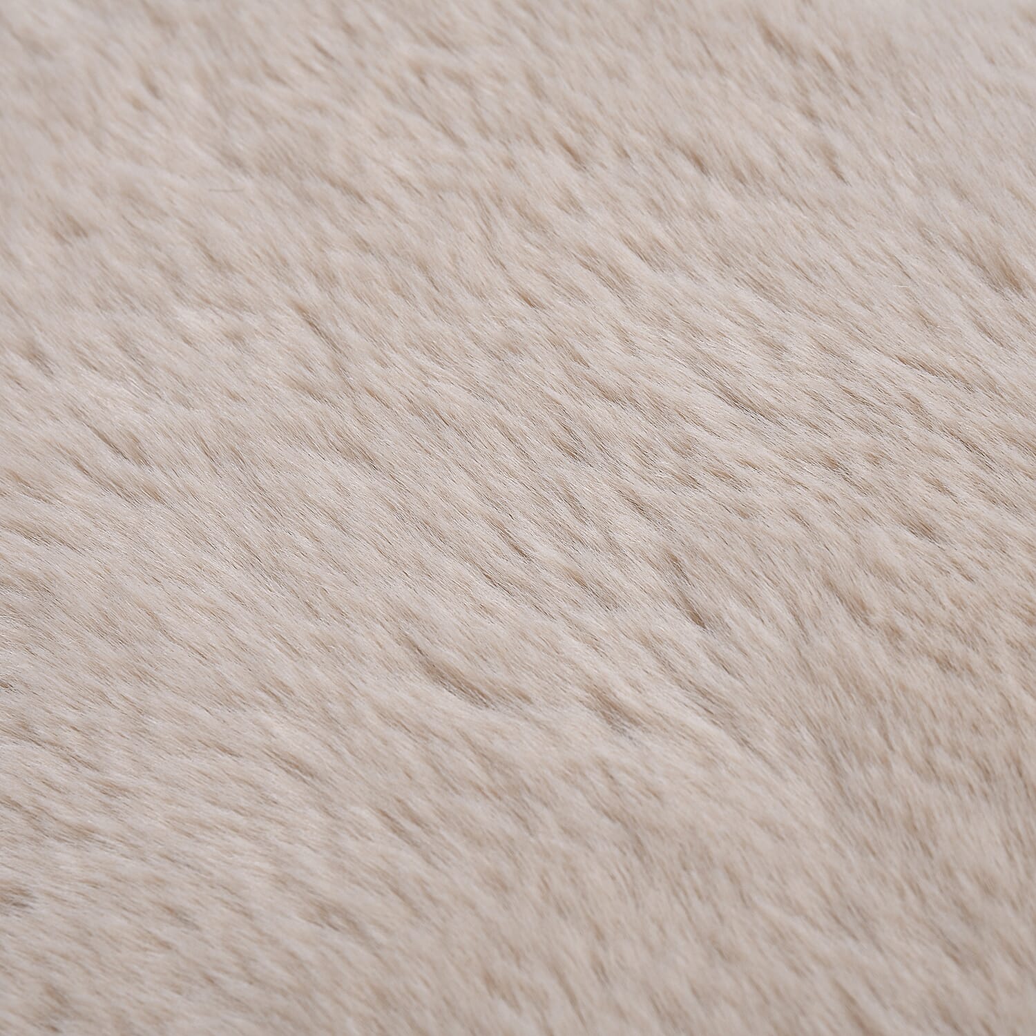 Supersoft High Pile Faux Sheep Skin Fur Rug (Size 170x100cm) - Beige