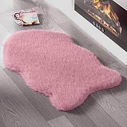 TJC brand high pile faux fur rug
