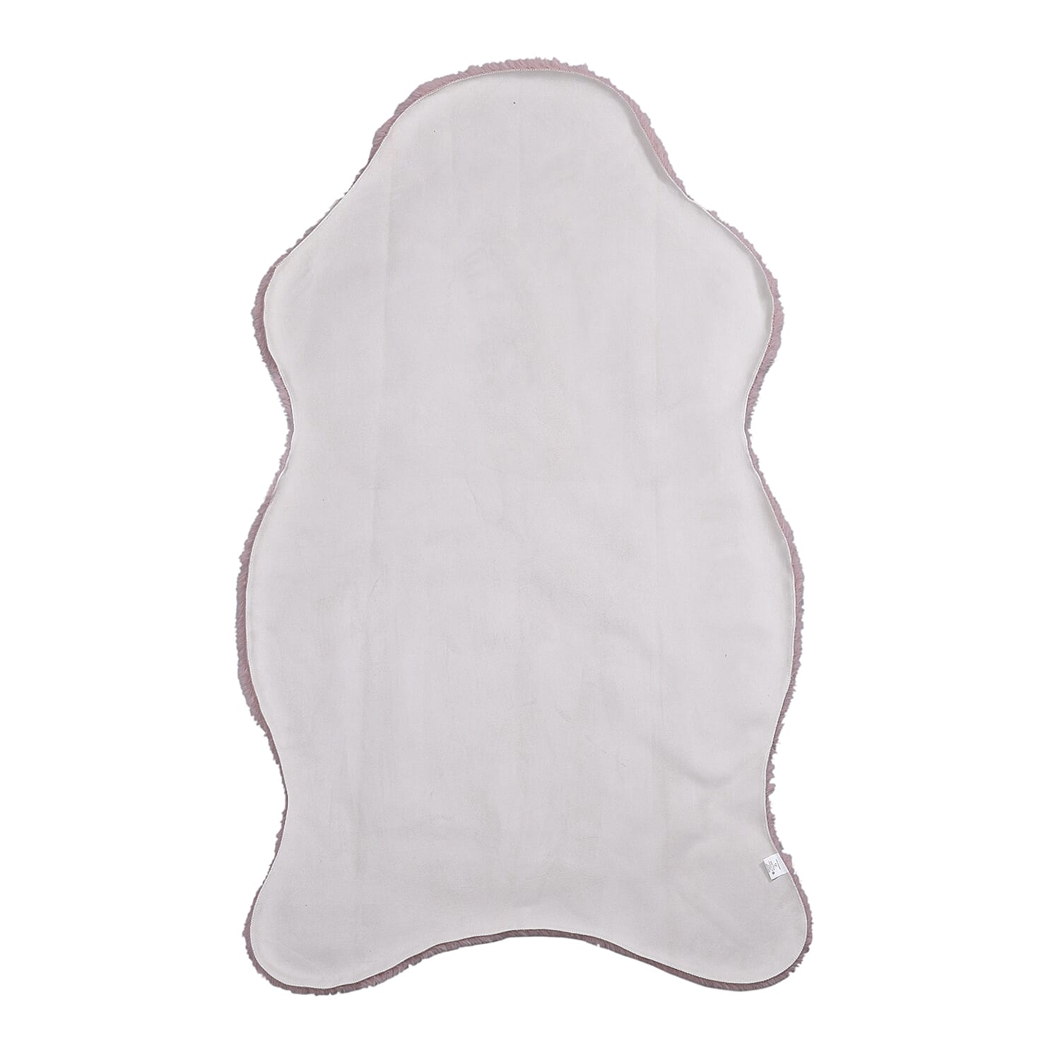 Supersoft High Pile Faux Sheep Skin Fur Rug (Size 170x100cm) - Dusty Pink