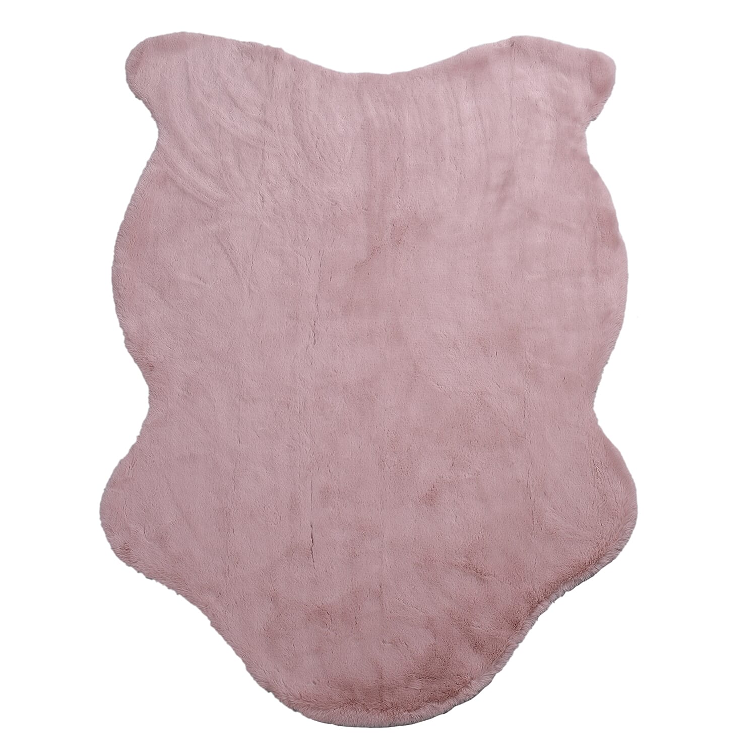 Supersoft High Pile Faux Fur Rug (Size 160x230cm) - Pink