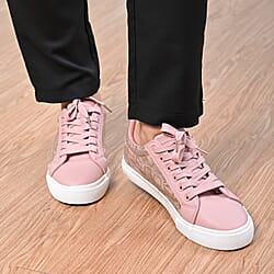 LA MAREY women shoes UPPER PU Snake Print color - White 