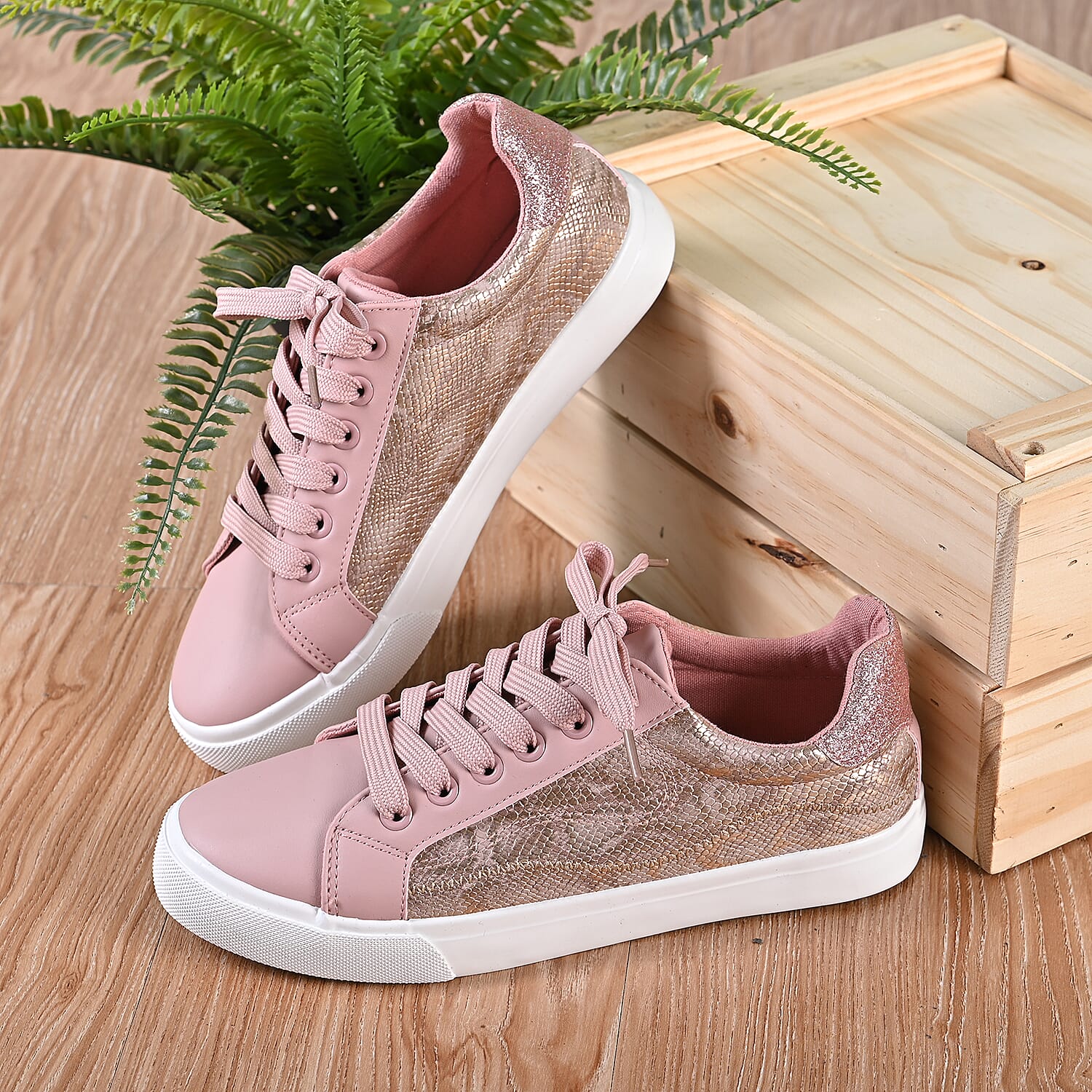 Snakeskin hot sale sneakers womens