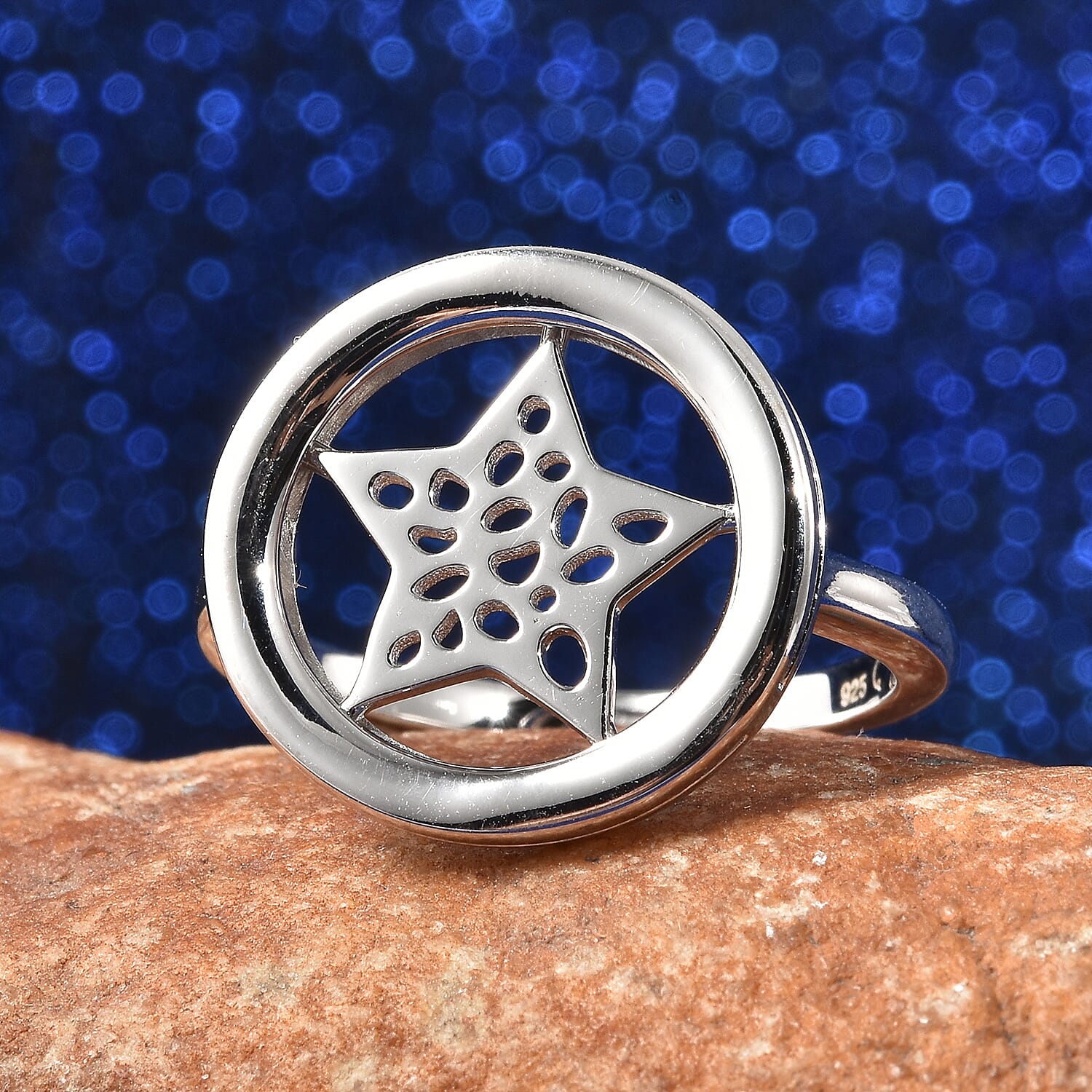 RACHEL GALLEY Shimmer Collection - Rhodium Overlay Sterling Silver Ring