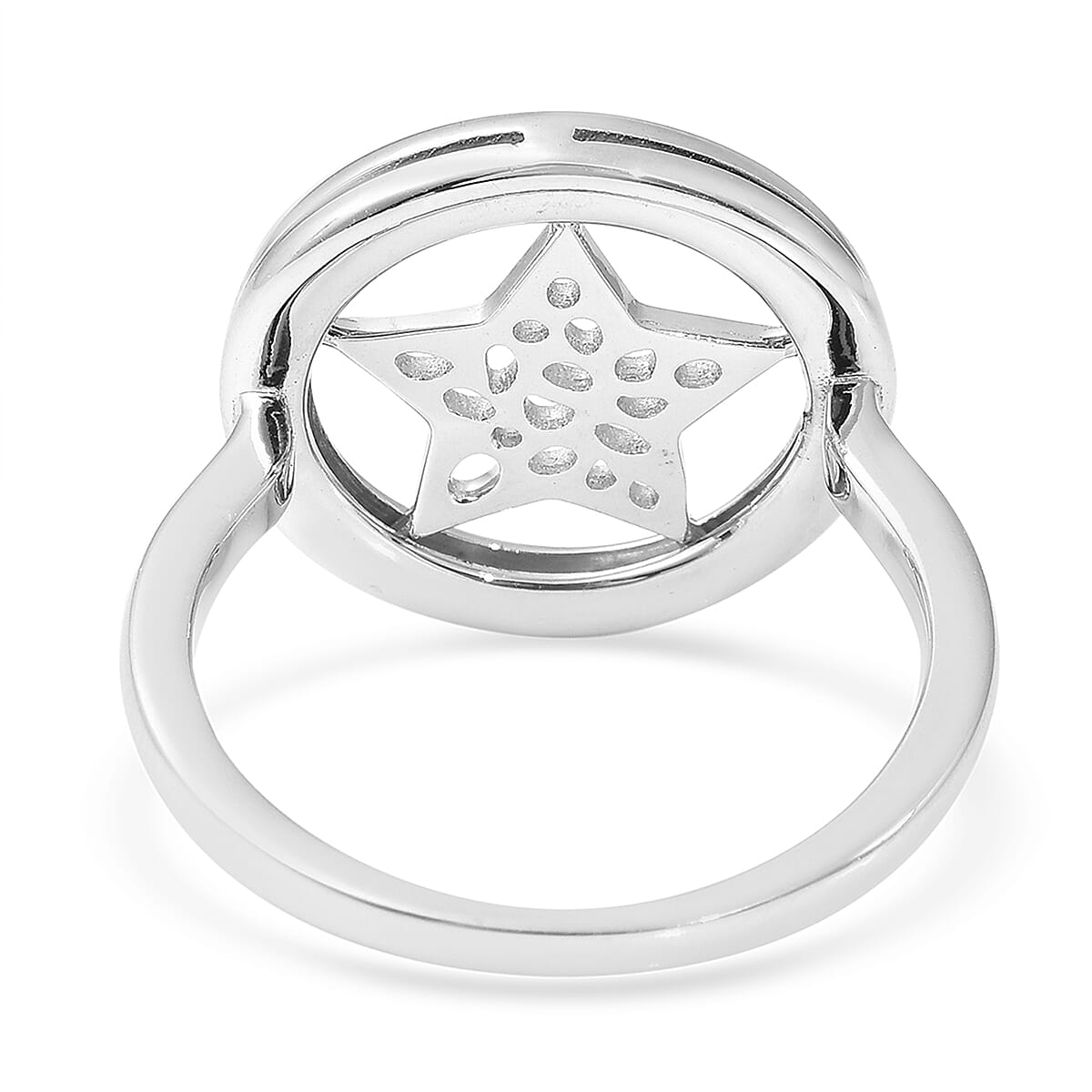 RACHEL GALLEY Shimmer Collection - Rhodium Overlay Sterling Silver Ring