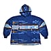 Super Soft Sherpa Blanket Hoodie - Blue