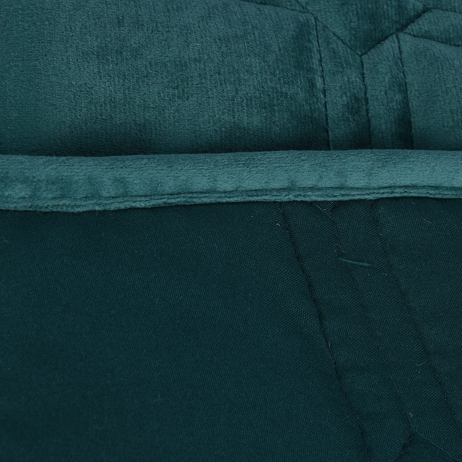 3 Piece- Super Luxurious Velvet Style Quilt and Pillowcases (Size 235 Cm) - Teal
