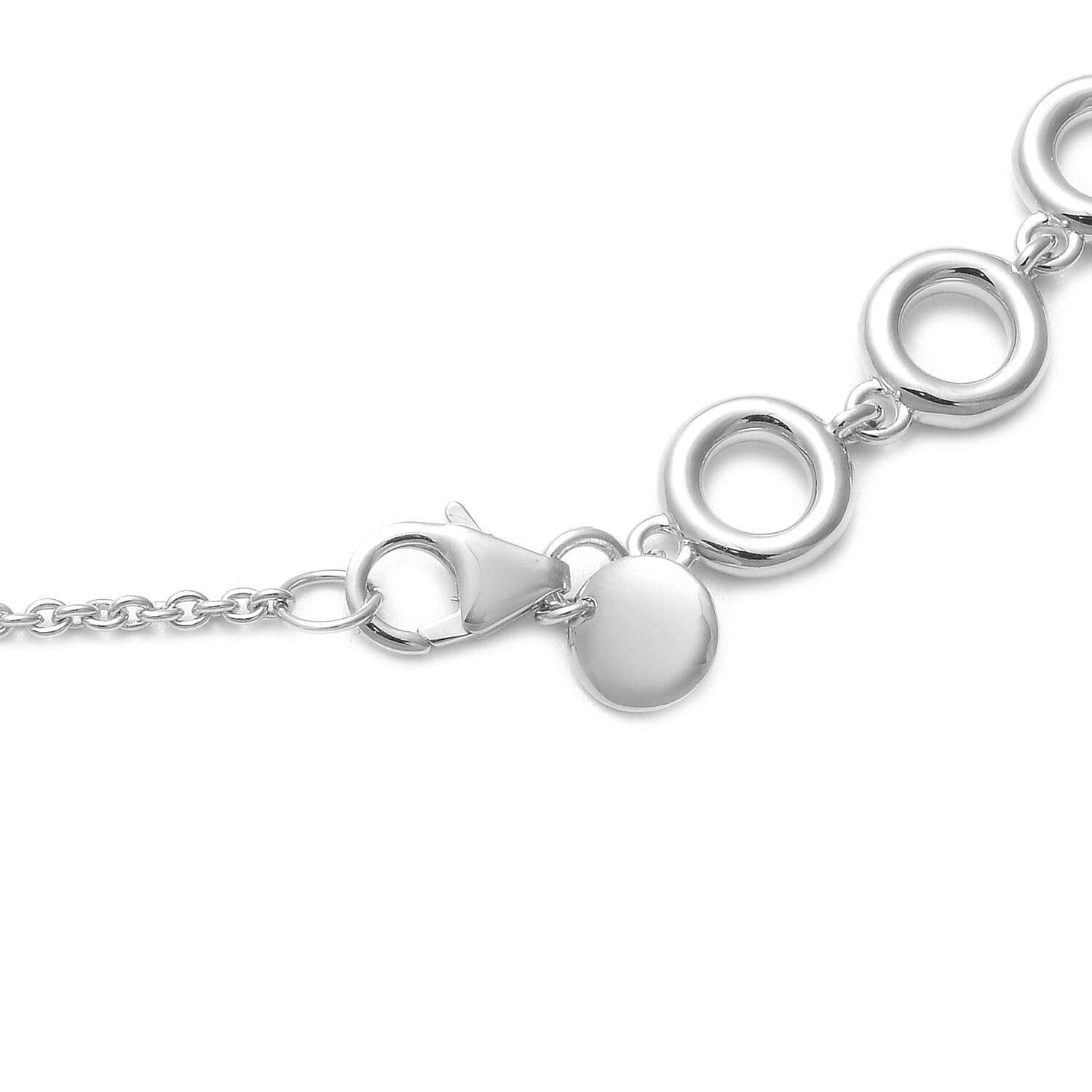 RACHEL GALLEY Allegro Collection - Rhodium Overlay Sterling Silver Necklace (Size 20), Silver Wt. 41.32 Gms