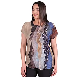 Tamsy Polyester Top (Size 1x1 cm) - Stone