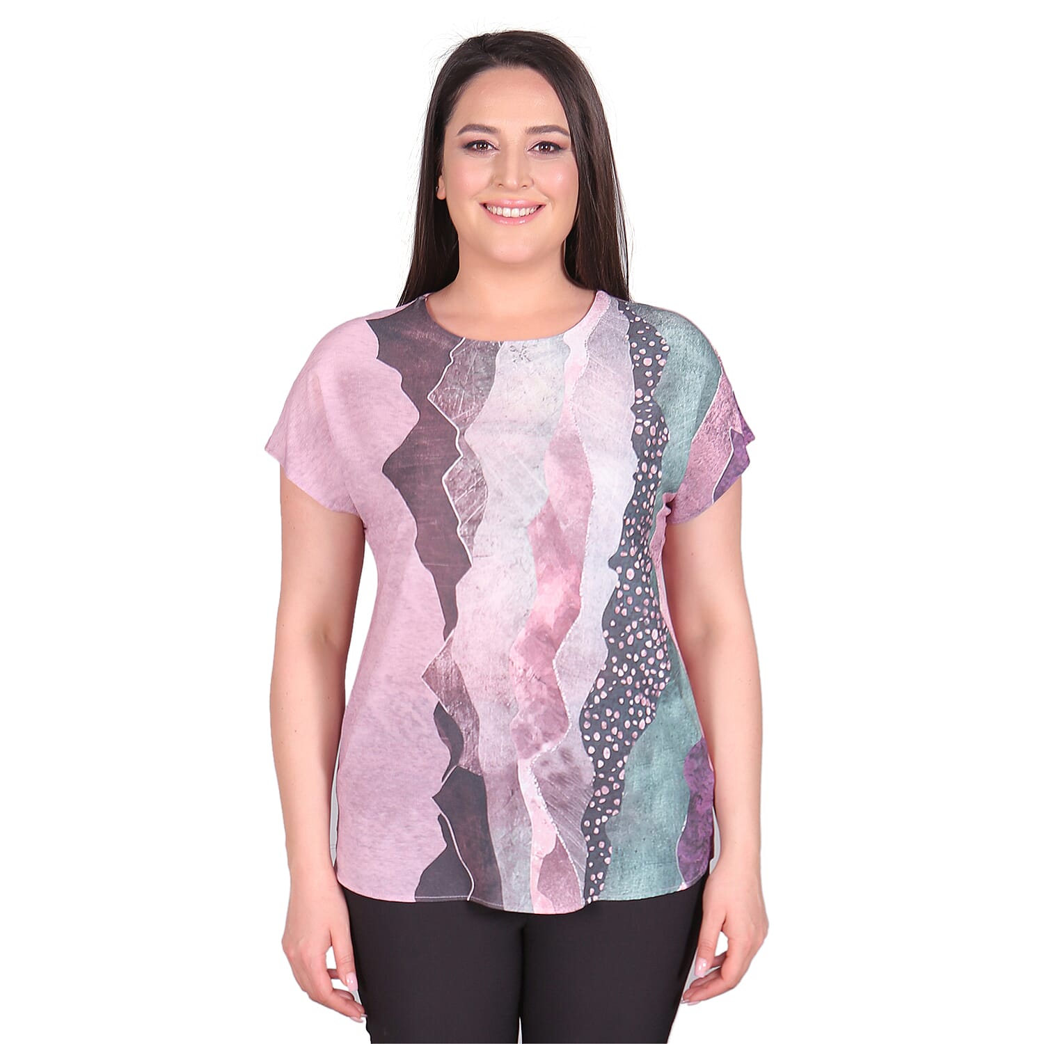 Tamsy Polyester Top (Size 1x1 cm) - Stone