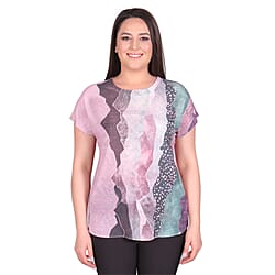 Tamsy Polyester Top (Size 1x1 cm) - Lilac