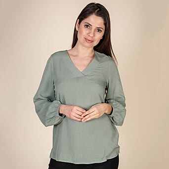 https://tjcuk.sirv.com/Products/38/8/3880308/TAMSY-Solid-V-Neck-Womens-Top-Mint-Green_3880308_3.jpg?w=342&h=342