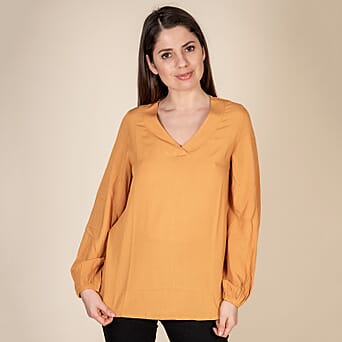 https://tjcuk.sirv.com/Products/38/8/3880323/TAMSY-Solid-V-Neck-Womens-Top-Orange_3880323_3.jpg?w=342&h=342