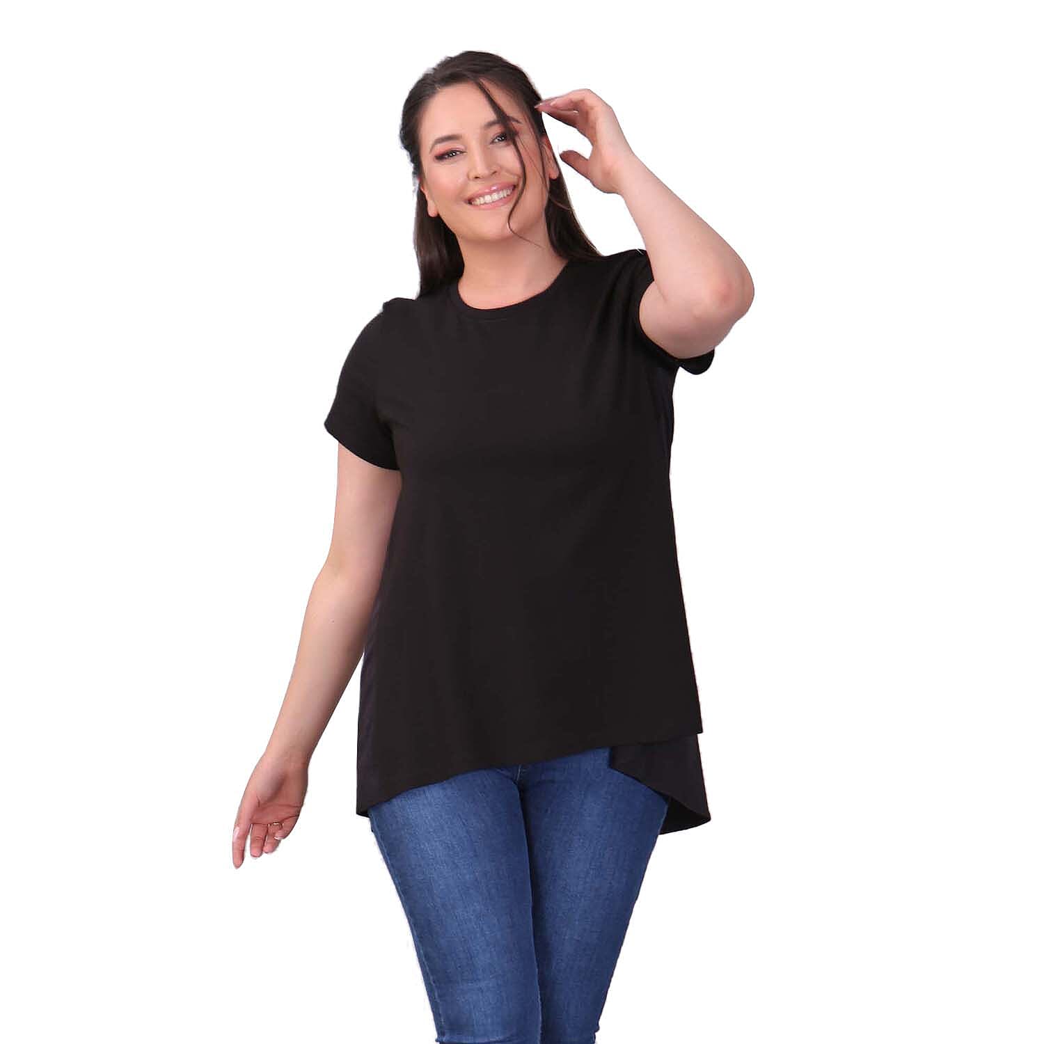 Tamsy Viscose Top (Size 1x1 cm) - Red