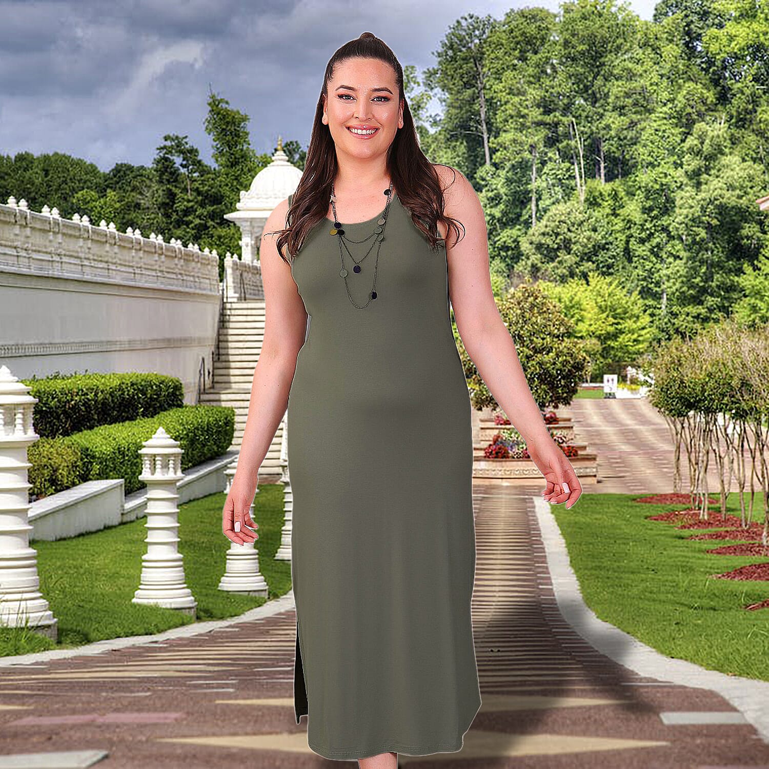 Tamsy Viscose Dress - Black