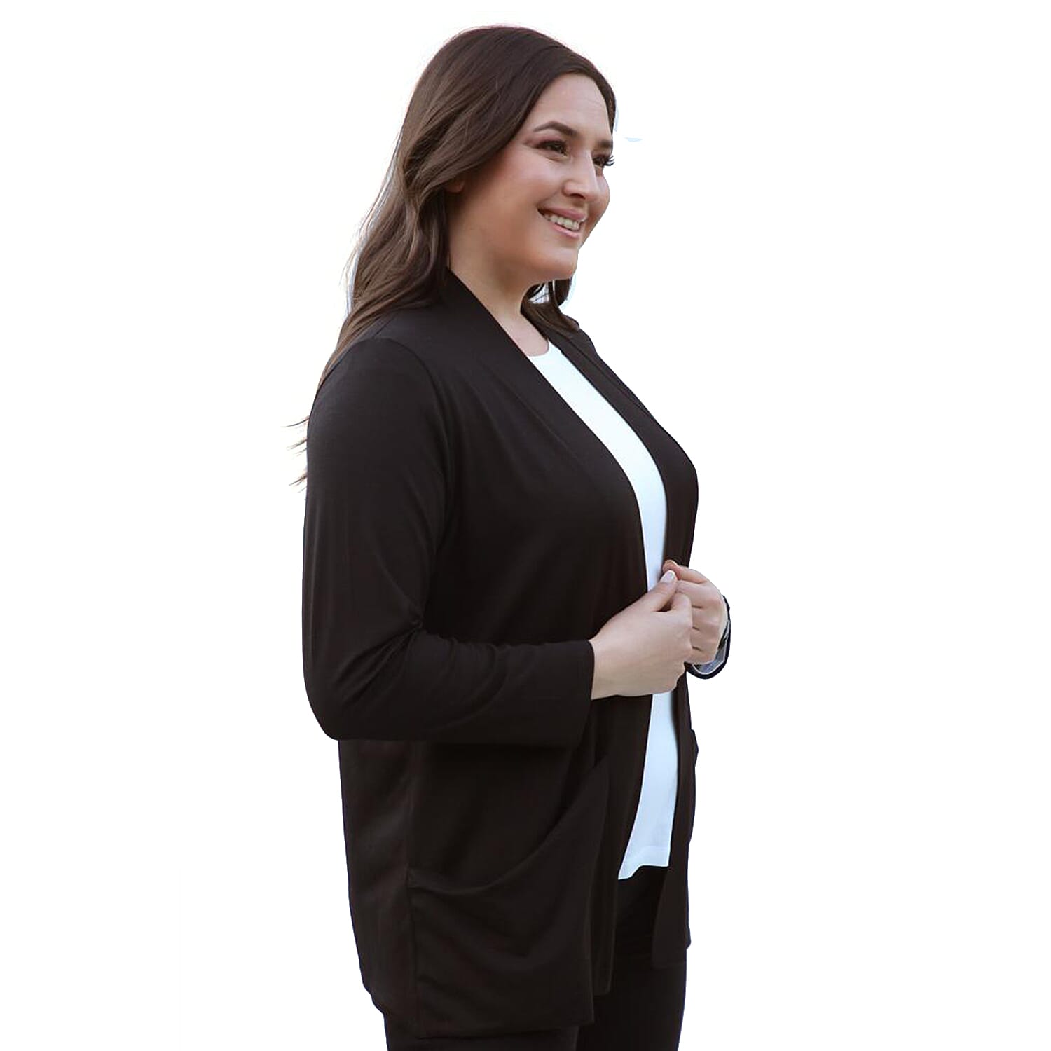 TAMSY Jersey Cardigan - Green