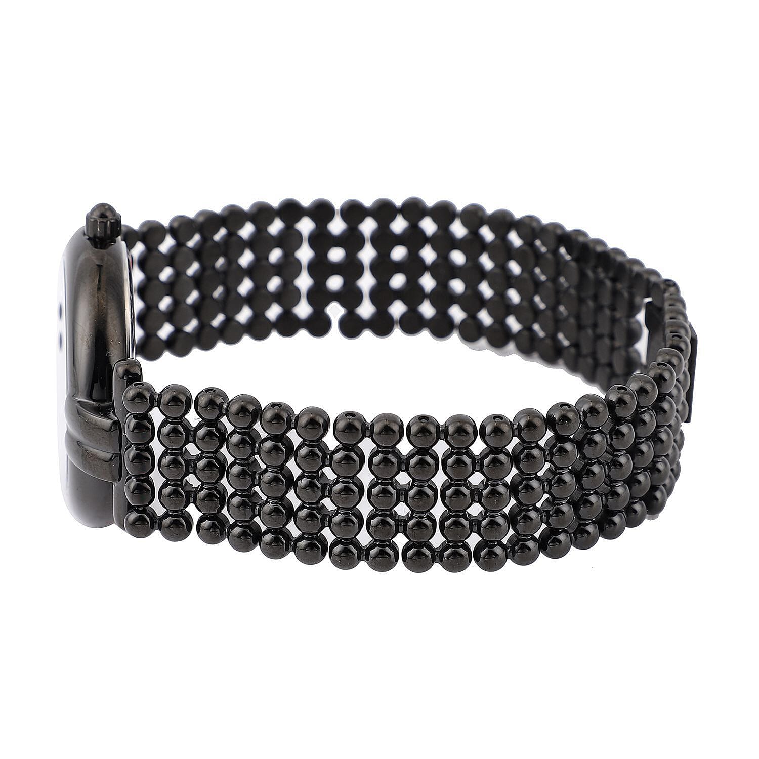 EON 1962 Swiss Movement 12 Champagne Diamonds 5ATM Water Resistant Timepiece - Black