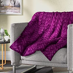 Soft Sherpa Blanket - Purple