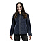 TAMSY Quilted Pattern Padded Jacket - Navy