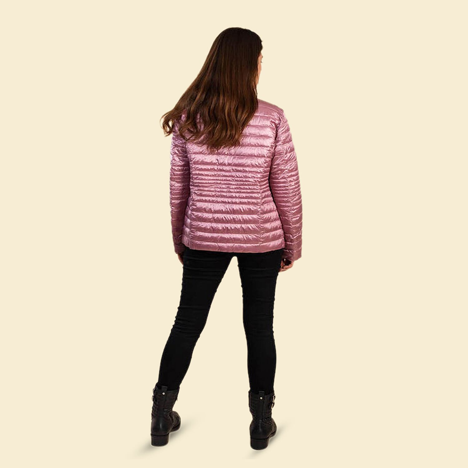 TAMSY Reversible Floral Print Padded Jacket - Pink and Multi