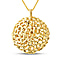 RACHEL GALLEY 18K Vermeil Yellow Gold Plated Sterling Silver Pendant with Chain (Size 18- 24- 30), Silver Wt. 22.04 Gms