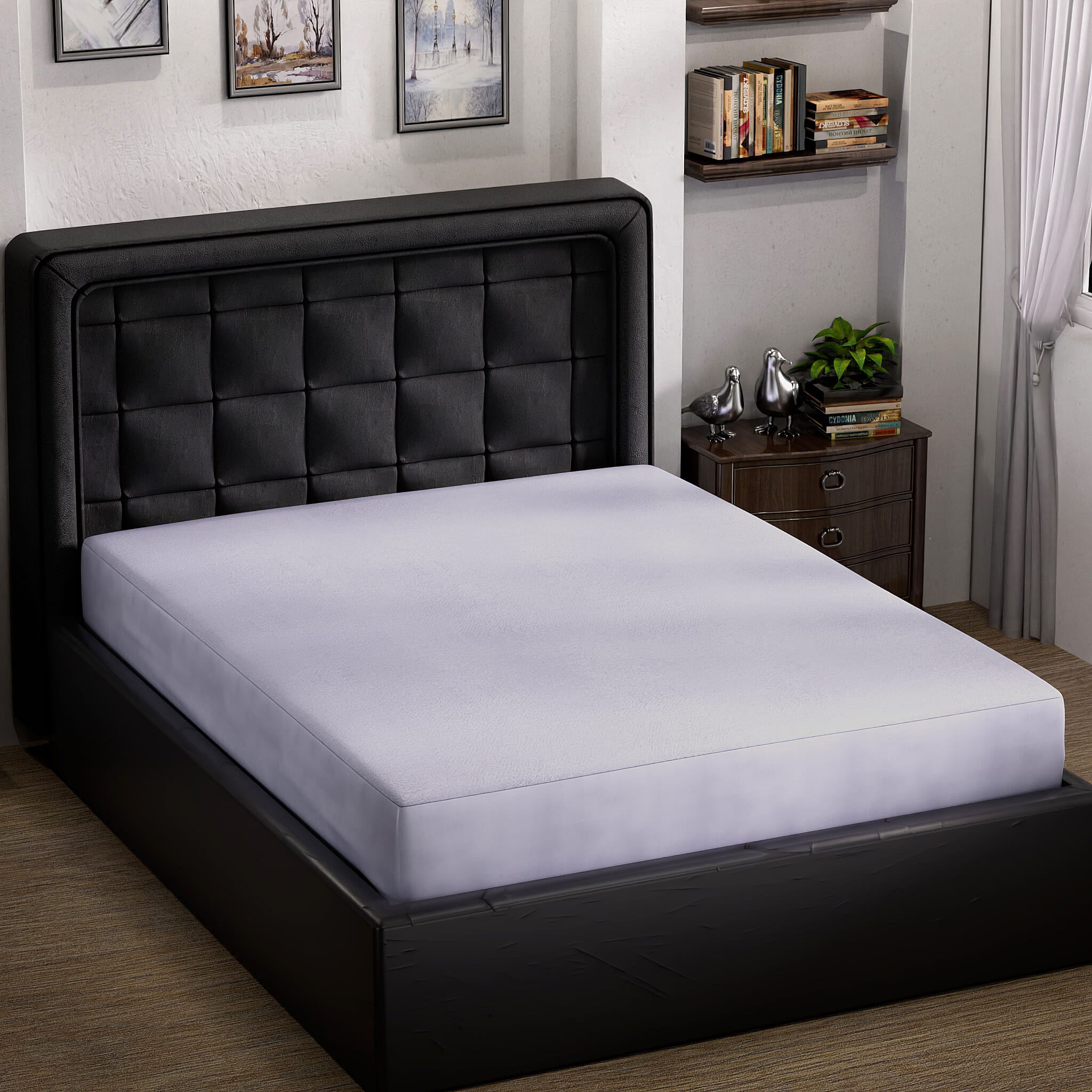 Waterproof Mattress Protector (Size 200x150 Cm)