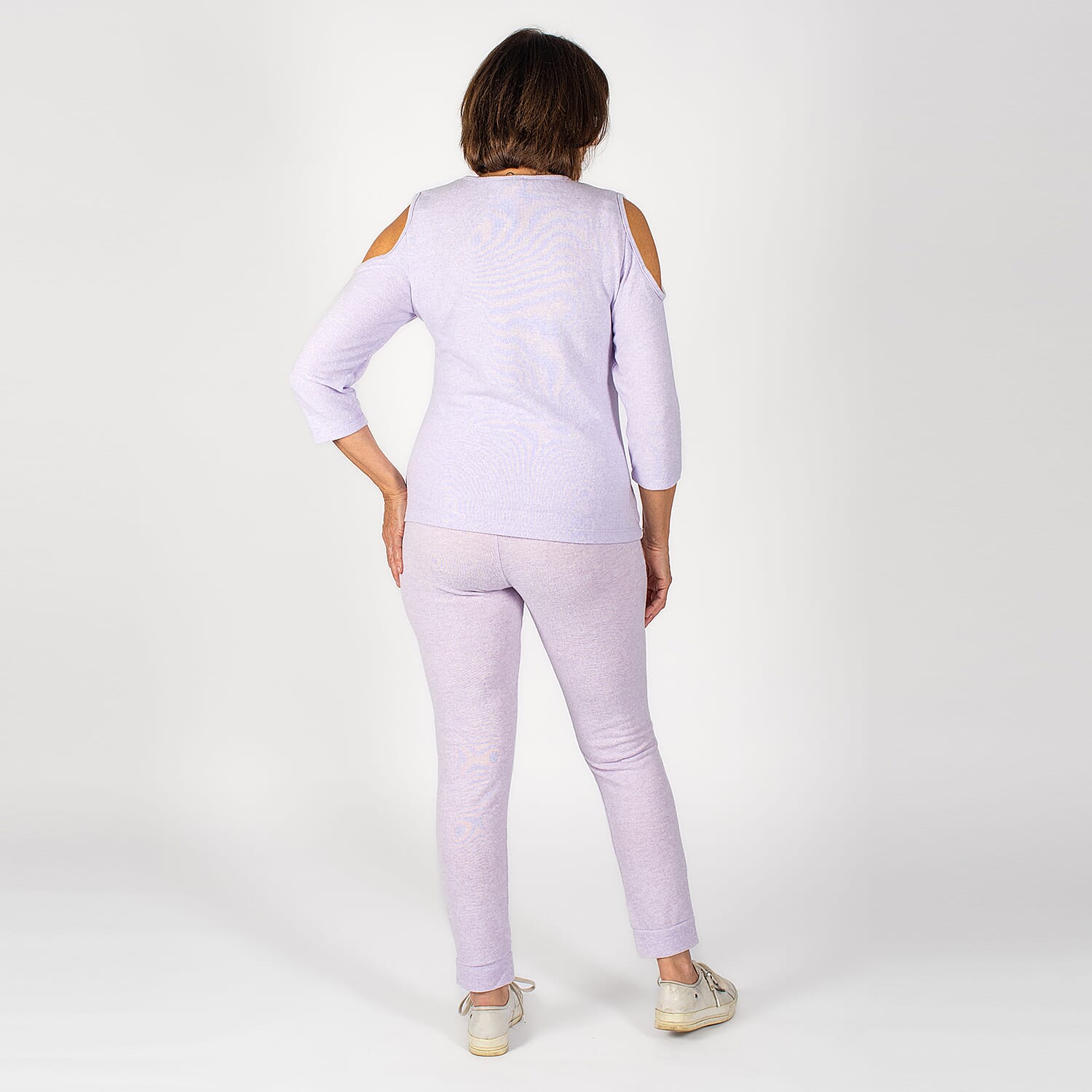 TAMSY Cold Shoulder Top - Beige