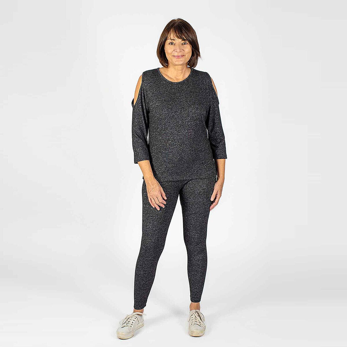 TAMSY Cold Shoulder Top - Beige