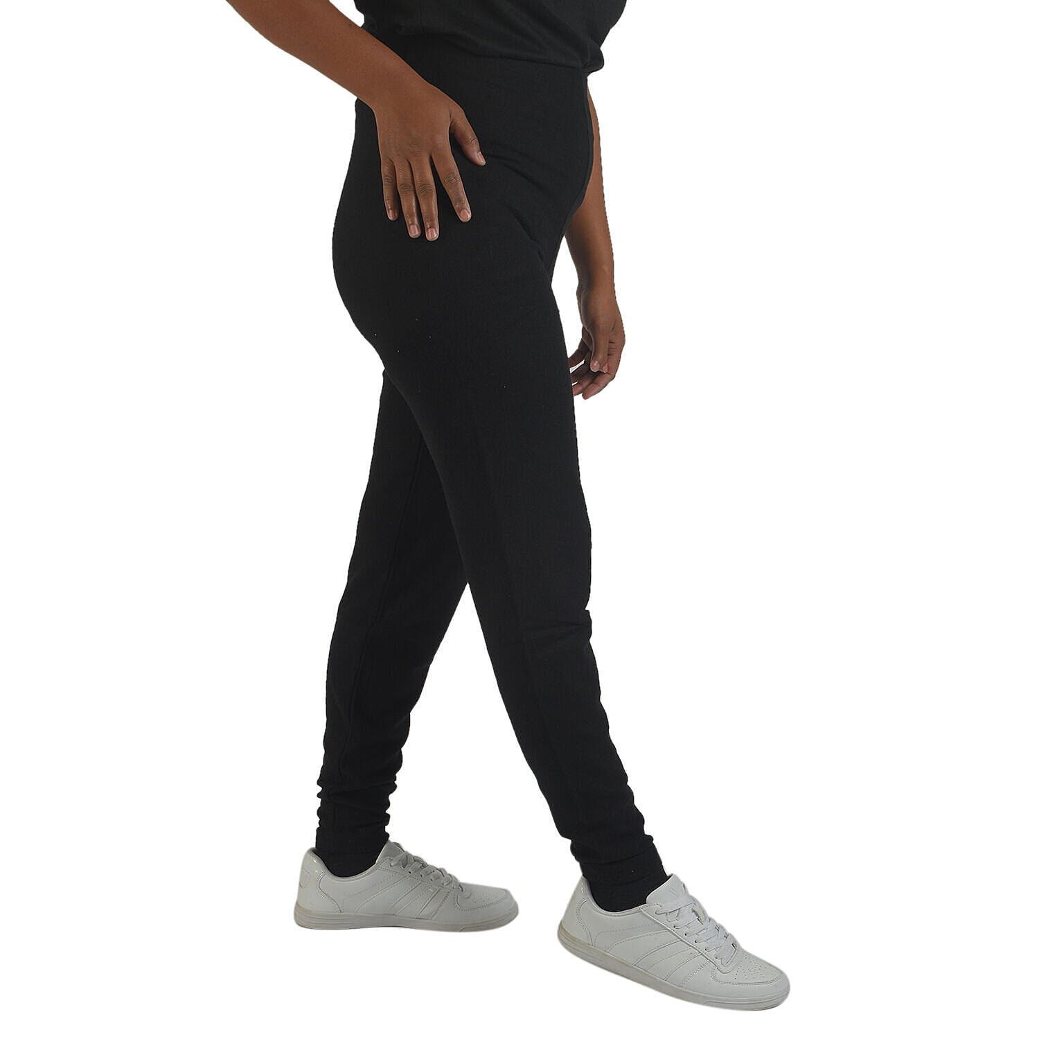 TAMSY Slim Fit Leggings (Size S-10) - Black