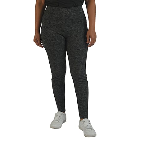 TAMSY Slim Fit Leggings (Size S-10) - Charcoal