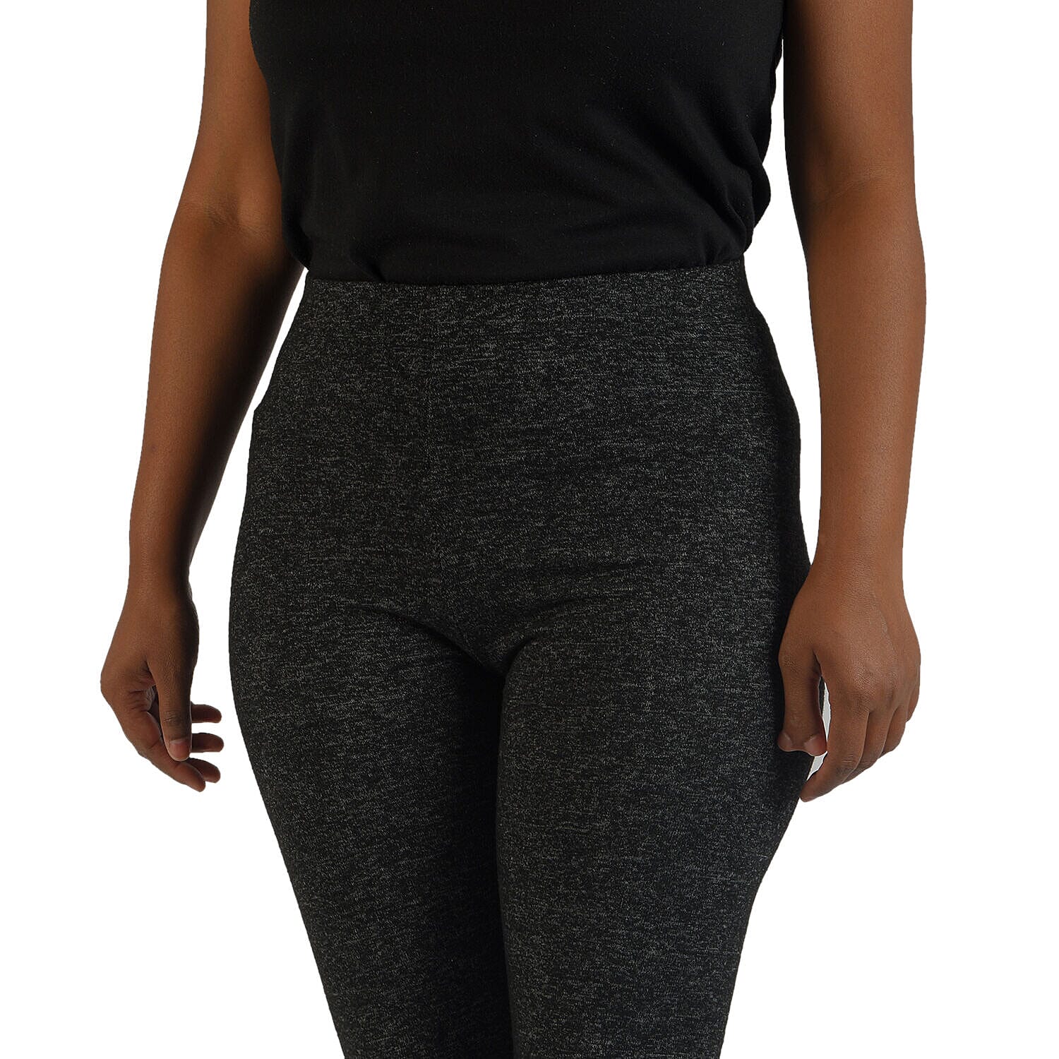 TAMSY Full Length Regular Fit Viscose Legging - Beige