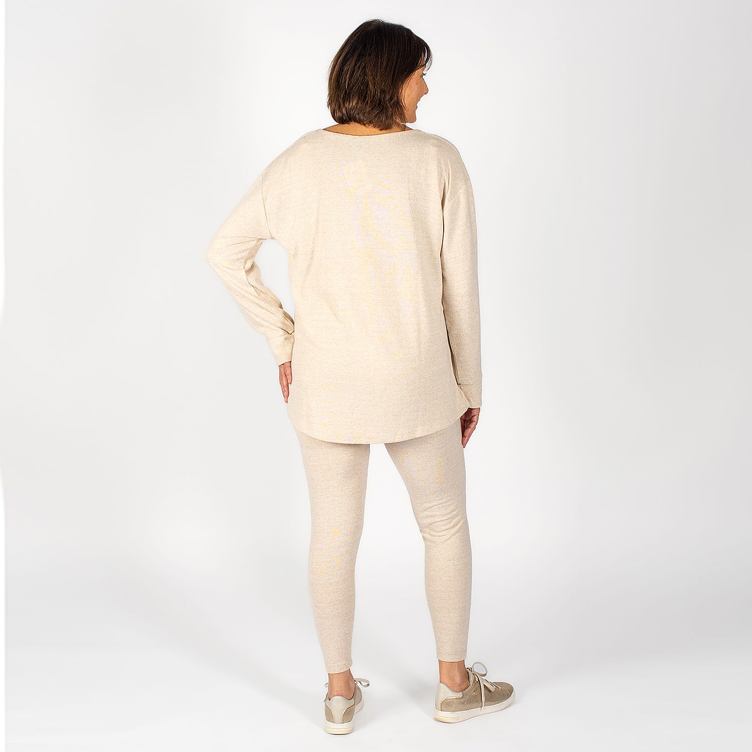 TAMSY Loose V-Neck Top - Lilac