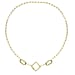 Carabiner Necklace Screw Lock Clasp with Paper Clip Chain Necklace in Sterling Silver