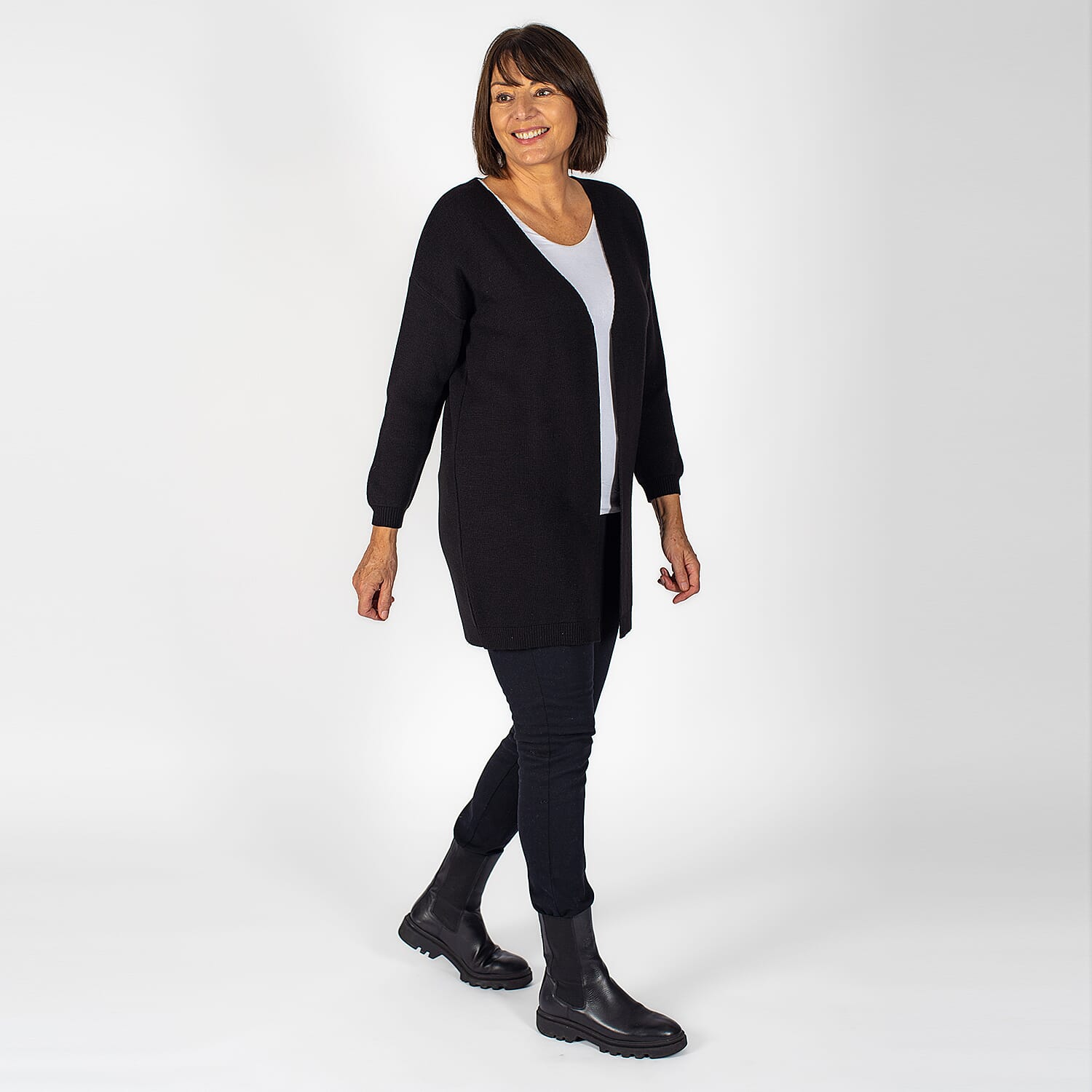 TAMSY Cardigan (Size S) - Black