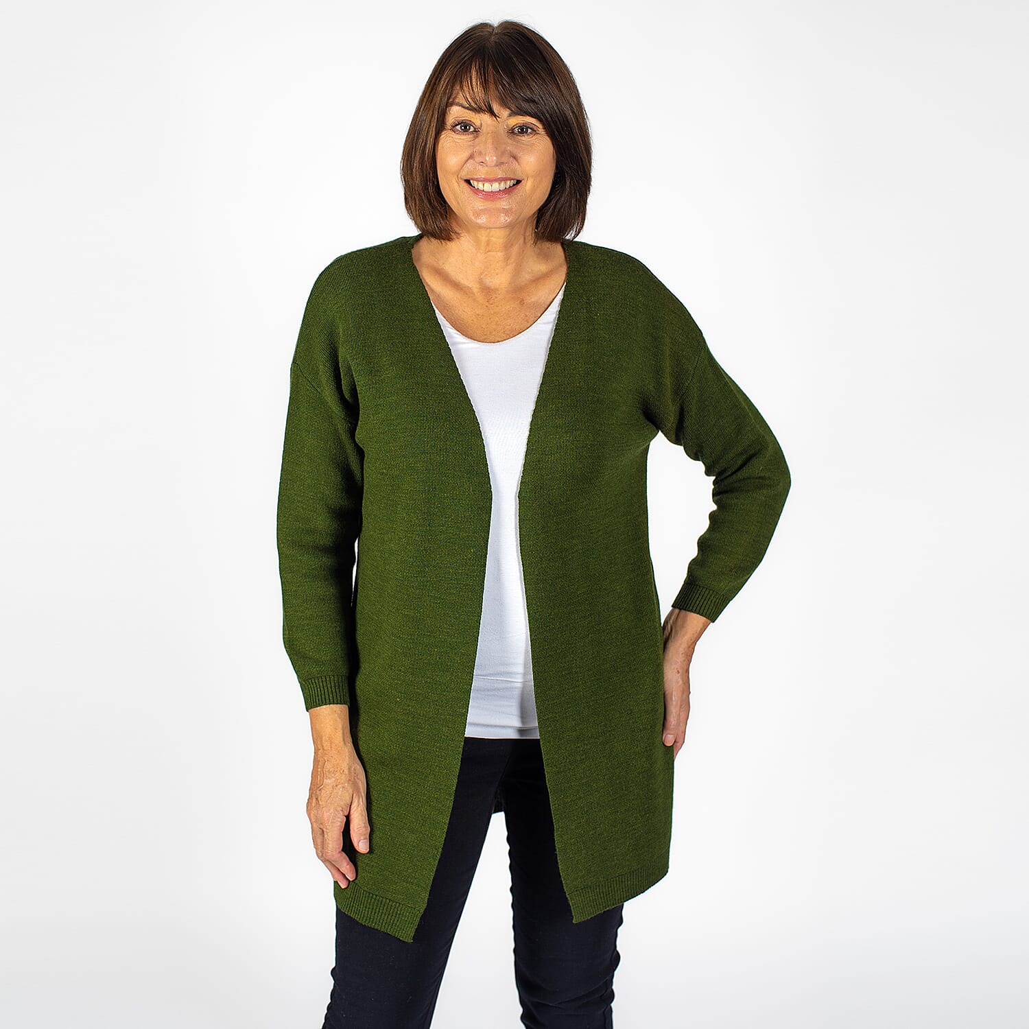 TAMSY Soft Touch Knitted Longline Cardigan