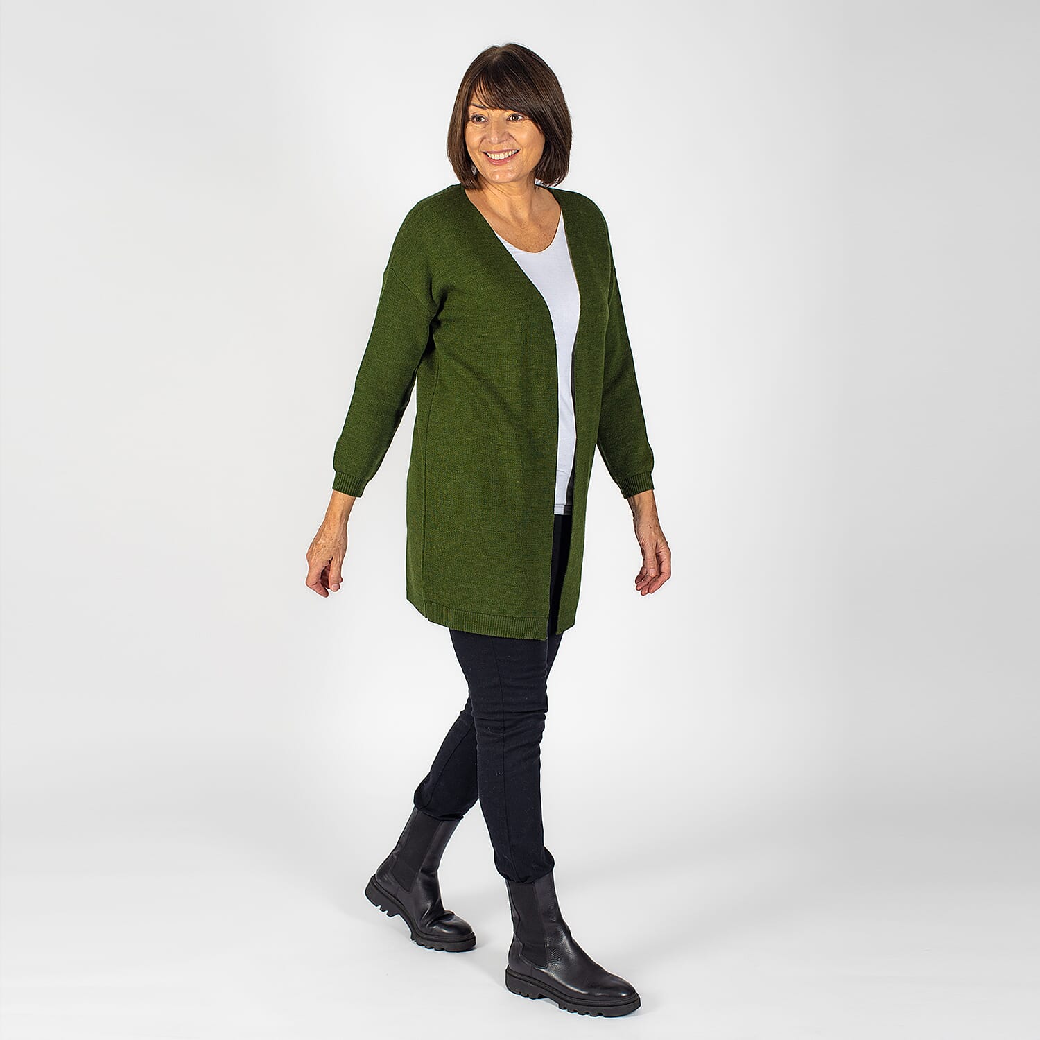 TAMSY Soft Touch Knitted Longline Cardigan