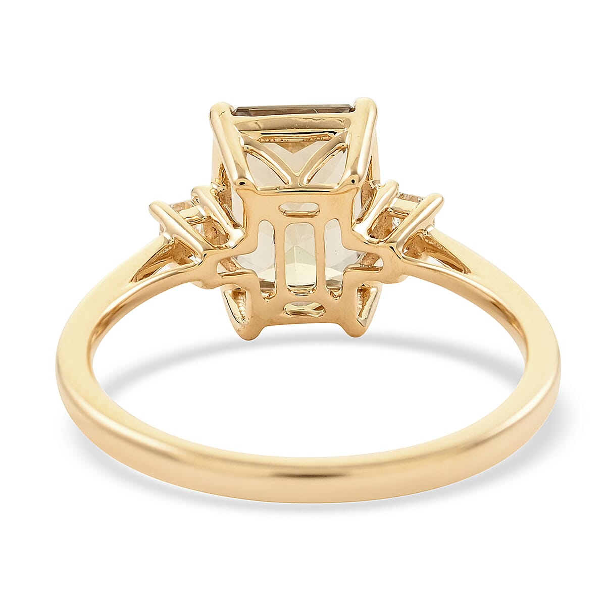 ILIANA 18K Yellow Gold AAA Turkizite and AGL Certified Diamond (SI-G-H) Ring 2.60 Ct.