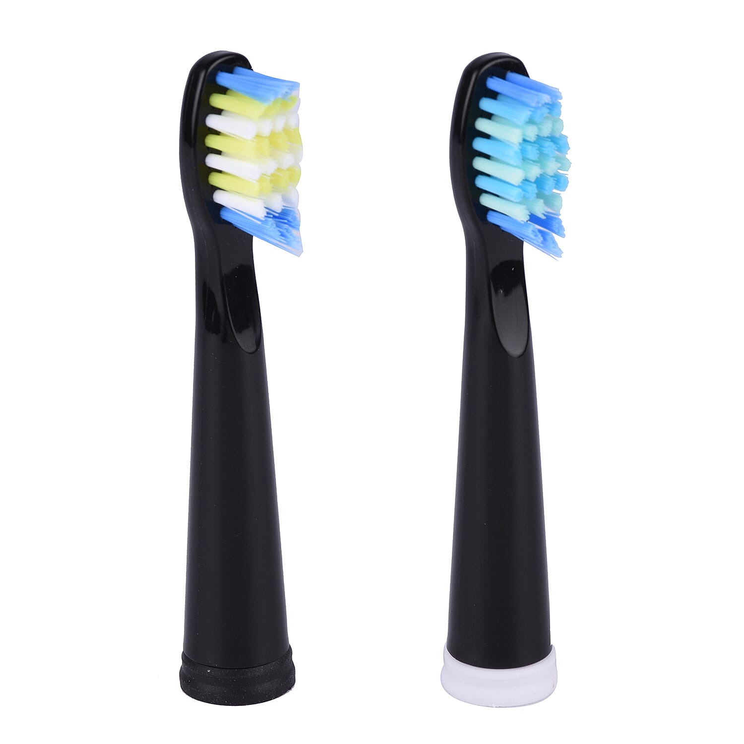 Sonic Electric Toothbrush with 4 Interchangeable Heads and USB Charging Cable (Size 23x3 Cm) - Black