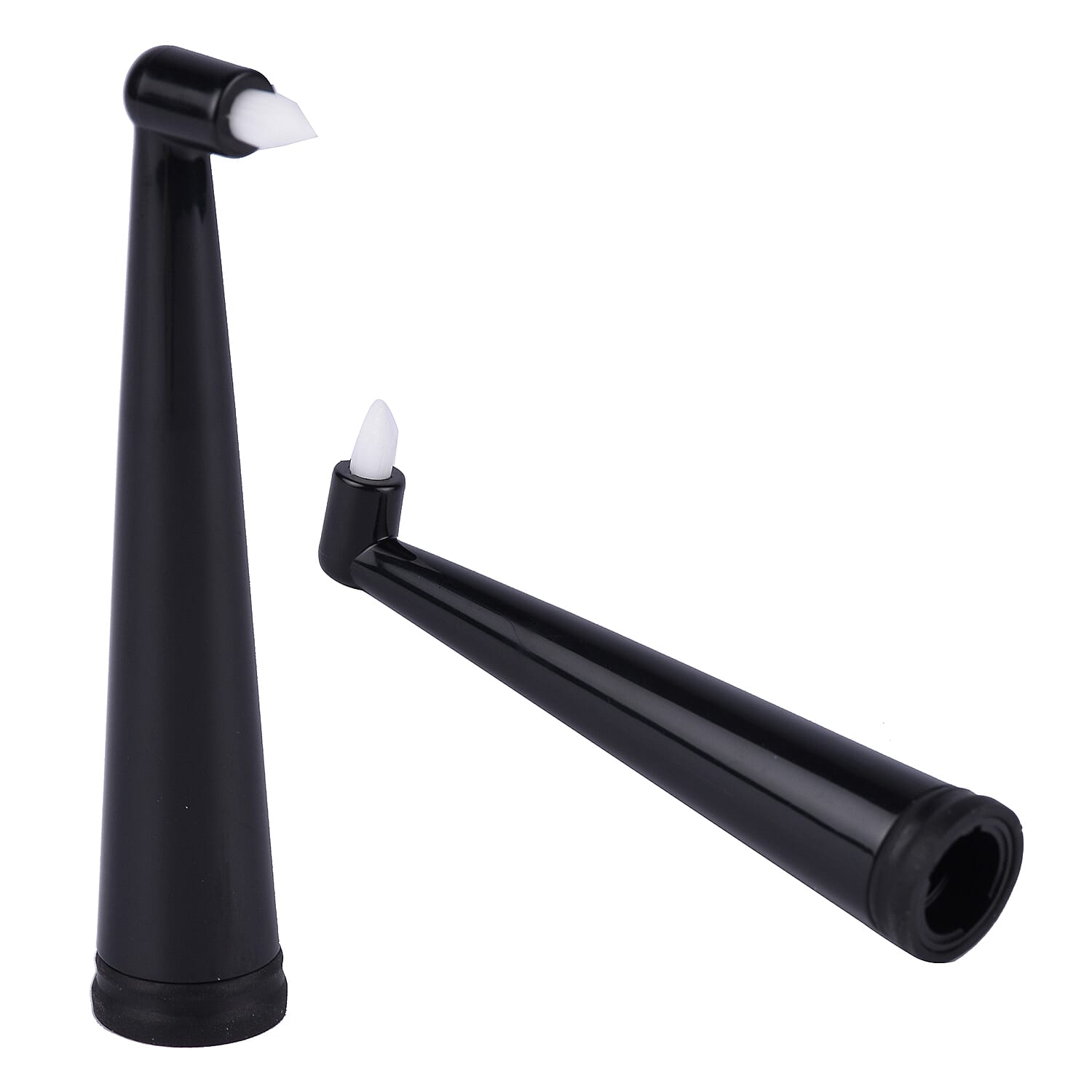 Sonic Electric Toothbrush with 4 Interchangeable Heads and USB Charging Cable (Size 23x3 Cm) - Black