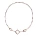 Carabiner Necklace Screw Lock Clasp with Paper Clip Chain Necklace in Sterling Silver