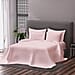 6 Piece Set - Flat Sheet Fitted Sheet 2 Pillowcase and Pillow Shams - White