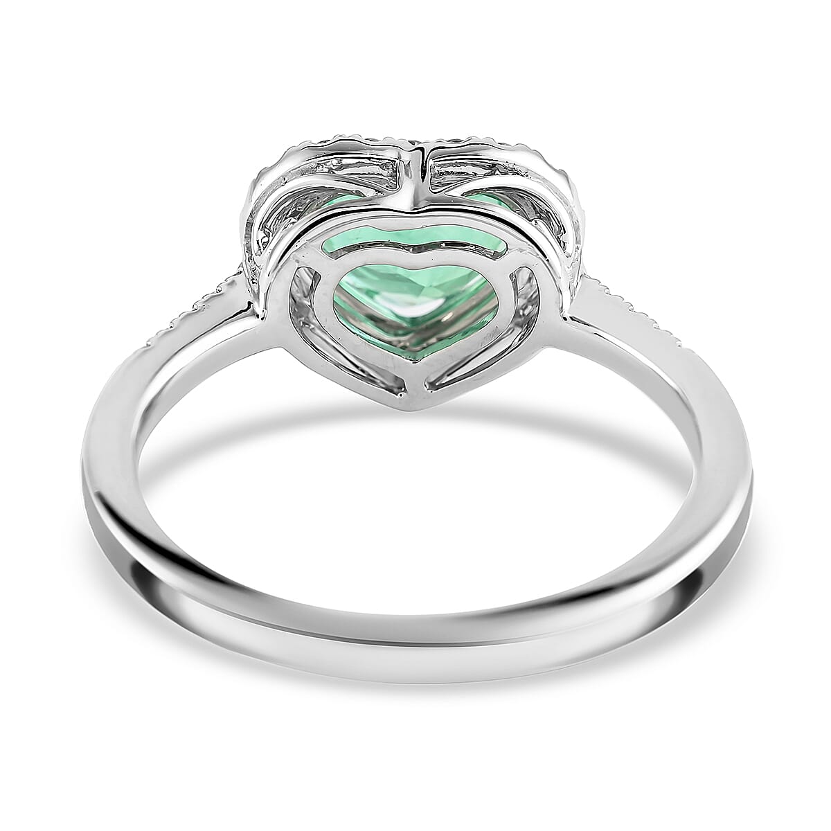 RHAPSODY 950 Platinum AAAA Boyaca Colombian Emerald and Diamond (VS/E-F) Ring 2.00 Ct, Platinum Wt. 5.21 Gms