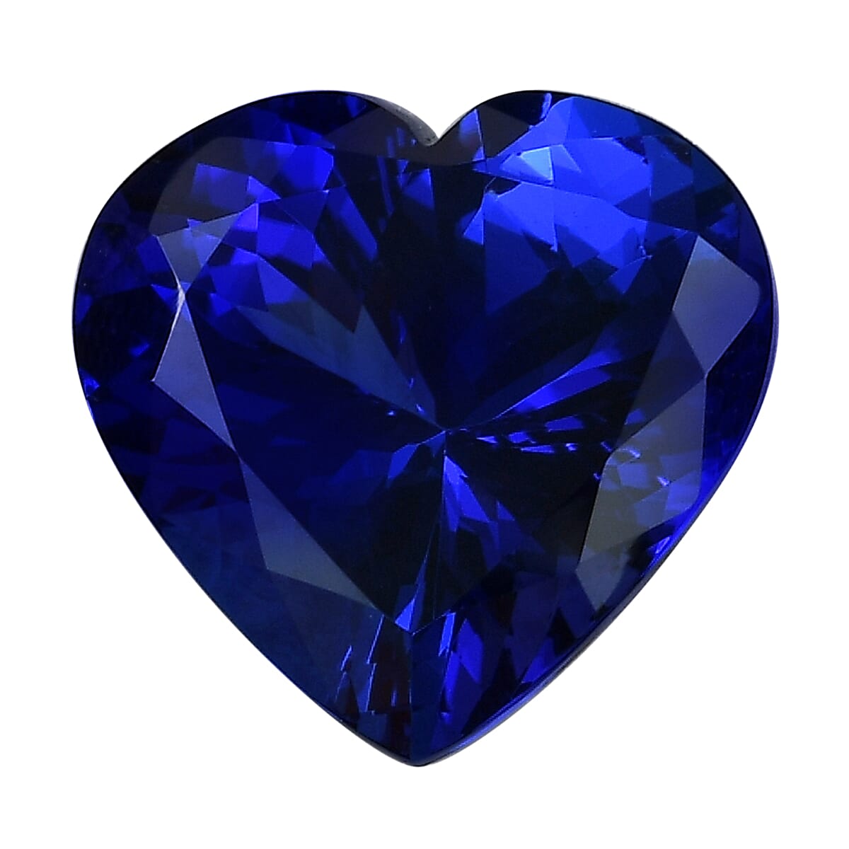 AGI Certified 6.5 Carat Tanzanite Loose Gemstone in Heart Cut