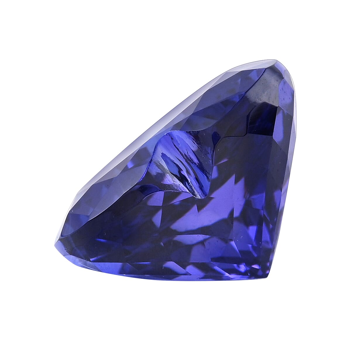AGI Certified 6.5 Carat Tanzanite Loose Gemstone in Heart Cut