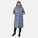 Tamsy Nylon Geometric Jacket (Size 111x1 ) - Gray & Gray