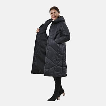 https://tjcuk.sirv.com/Products/38/8/3887877/Tamsy-Nylon-Geometric-Hooded-Puffer-Jacket-Size-8-10-Black-Gray-3887877_3.jpg?w=342&h=342