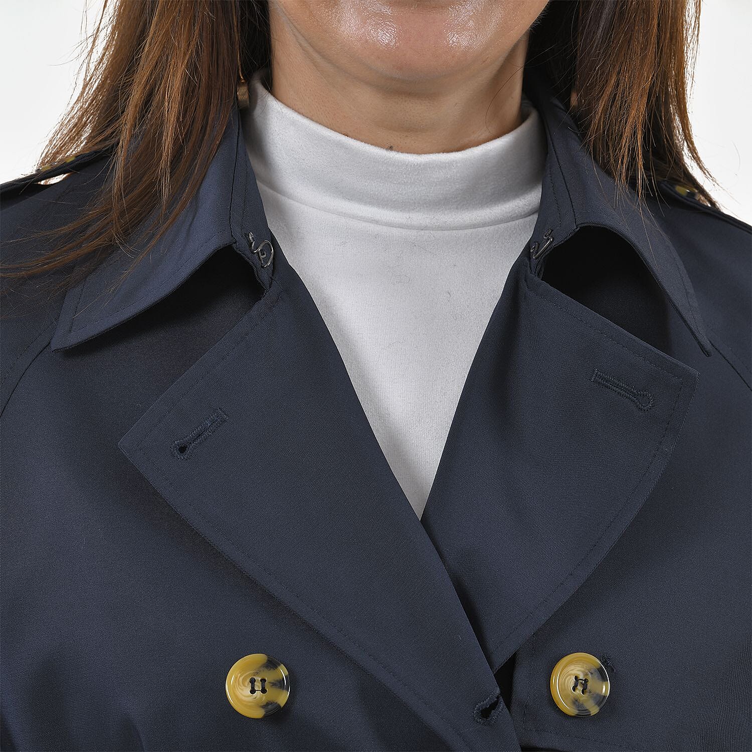 Tamsy Trench Coat with 2 Side Pockets