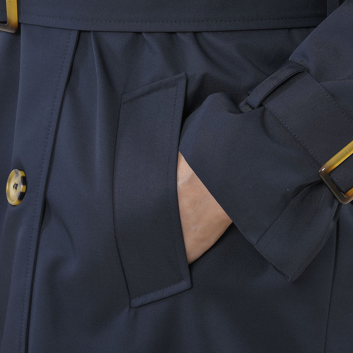 Tamsy Trench Coat with 2 Side Pockets